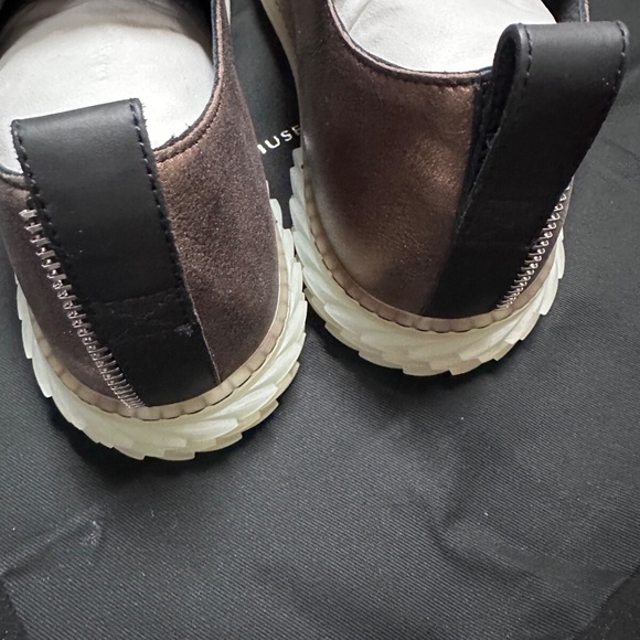 Giuseppe Zanotti bronze leather BLABBER UOMO shoes Sz 13 Hand Made in Italy - Picture 7 of 7